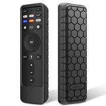 Capa de silicone Fintie para controle remoto de voz Vizio XRT260 2023/2021, capa antiderrapante à prova de choque Honey Comb para controle remoto de Smart TV VIZIO XRT260 4K UHD HDR, preta Capa de silicone Fintie para controle remoto de voz Vizio XRT260 2023/2021, capa antiderrapante à prova de choque Honey Comb para controle remoto de Smart TV VIZIO XRT260 4K UHD HDR, preta