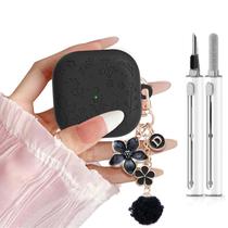Capa de silicone floral Frylaa para Samsung Galaxy Buds 4/4 Pro