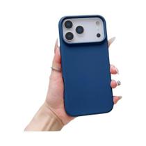 Capa De Silicone Fosca Candy Para iPhone 17 16 16E 15 pro Max, Antichoque Com Toque Suave