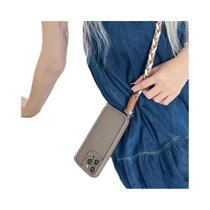 Capa De Silicone Fosca Com Cordão Para Colar, Macia E À Prova De Choque Para iPhone 16 14 pro Max 15 Capa De Silicone Fosca Com Cordão Para Colar, Macia E À Prova De Choque Para iPhone 16 14 pro Max 15