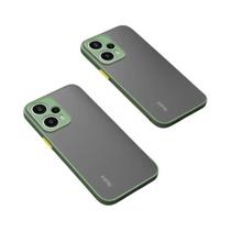 Capa De Silicone Fosca Para Xiaomi Redmi Note 12 Turbo Poco F5 Capa Híbrida Dura