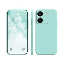 Capa De Silicone Fosca Quadrada Para Xiaomi POCO X7 pro 5G Capa Protetora Macia Fundas