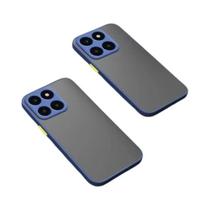 Capa De Silicone Fosca Translúcida À Prova De Choque Para Huawei Honor X8 X9B X9A X6S X6 Lite Com