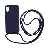 Capa de Silicone Fosco com Alça Crossbody para Samsung S24/S23 Ultra - À Prova de Choque