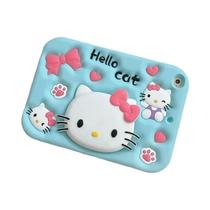 Capa De Silicone Hello Kitty Para iPad Air Mini pro 11 10.9 9 8 7ª Geração, Capa Protetora Infantil
