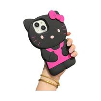 Capa De Silicone Hello Kitty Para iPhone 17 pro Max 13 pro Max 12 XS MAX 8 plus Capa De Silicone Hello Kitty Para iPhone 17 pro Max 13 pro Max 12 XS MAX 8 plus