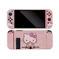 Capa de Silicone Hello Kitty para Nintendo Switch - Anti-queda e Pintada