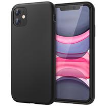 Capa de silicone JeTech para iPhone 11 (2019) de 6,1 polegadas preta