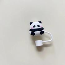 Capa De Silicone Kawaii Para Canudo De Panda, Para Copo Stanley De 40/30 Oz, Tumbler, Canudos De Capa De Silicone Kawaii Para Canudo De Panda, Para Copo Stanley De 40/30 Oz, Tumbler, Canudos De