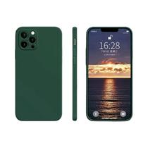 Capa De Silicone Líquido Amarela Para Apple iPhone 16 15 14 13 12 11 pro Max Mini XR XS 7 8 plus