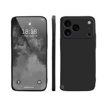 Capa De Silicone Líquido Anti-Queda Fosca Para iPhone 17 pro Max Com Bumper Air Soft