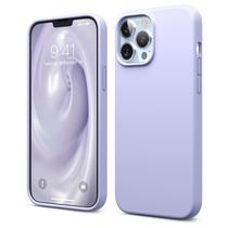 Capa de silicone líquido elago para iPhone 13 Pro Max lilás roxa