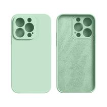 Capa De Silicone Líquido Macia E Antichoque Para iPhone 15 14 13 12 11 pro Max plus Acessórios De