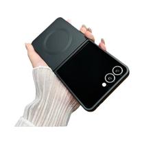 Capa De Silicone Líquido Magnético Macio Para Samsung Galaxy Z Flip Com Carregamento Sem Fio E
