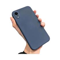 Capa De Silicone Líquido Para iPhone XR XS Max, À Prova De Choque, Sensação De Pele