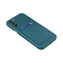 Capa De Silicone Luxuosa Para Samsung Galaxy S25, S25FE, S25Plus, S25Ultra Com Slot Para Cartão