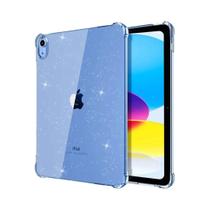 Capa De Silicone Macia Com Glitter Brilhante Para iPad Air Mini pro 8.3 9.7 10.2 10.9 11 11ª 10ª 9ª