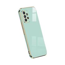 Capa De Silicone Macia Com Revestimento Luxuoso Para Samsung A57 A56 A54 A53 A52 A73 A72 A71 A34 A33