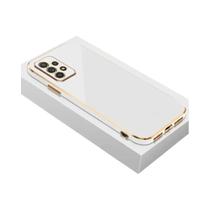 Capa De Silicone Macia Com Revestimento Luxuoso Para Samsung A57 A56 A54 A53 A52 A73 A72 A71 A34 A33