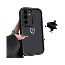 Capa De Silicone Macia Em Forma De Coração Para Samsung Galaxy A57 A37 A56 A17 A27 A55 A54 A26 A16 - YISHANGOU