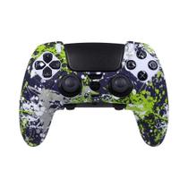 Capa De Silicone Macia Para Controle PS5 DualSense Edge IVYUEEN Com Estampa De Água E Proteção