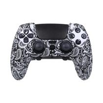Capa De Silicone Macia Para Controle PS5 DualSense Edge IVYUEEN Com Estampa De Água E Proteção