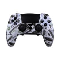 Capa De Silicone Macia Para Controle PS5 DualSense Edge IVYUEEN Com Estampa De Água E Proteção