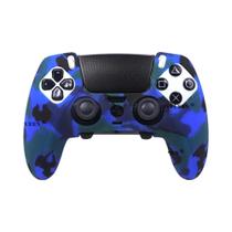 Capa De Silicone Macia Para Controle PS5 DualSense Edge IVYUEEN Com Estampa De Água E Proteção