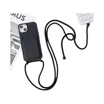 Capa De Silicone Macia Para iPhone 17 16 15 pro Max 14 plus 13 12 11 Com Suporte Para Cartão E