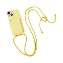 Capa De Silicone Macia Para iPhone 17 16 15 pro Max 14 plus 13 12 11 Com Suporte Para Cartão E
