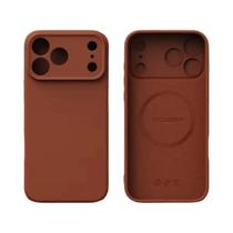 Capa De Silicone Magnética Antichoque Magsafe Para iPhone 17 pro Max 16 15 14 13 12 - Capa Traseira