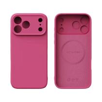 Capa De Silicone Magnética Antichoque Magsafe Para iPhone 17 pro Max 16 15 14 13 12 - Capa Traseira