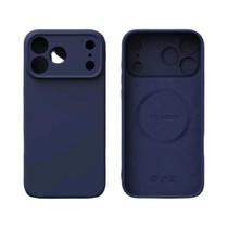 Capa De Silicone Magnética Antichoque Magsafe Para iPhone 17 pro Max 16 15 14 13 12 - Capa Traseira