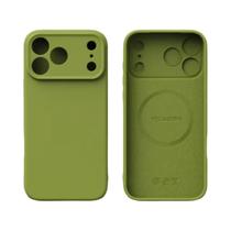 Capa De Silicone Magnética Antichoque Magsafe Para iPhone 17 pro Max 16 15 14 13 12 - Capa Traseira