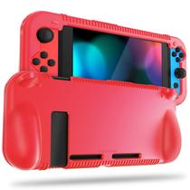 Capa de silicone Nintendo Switch Fintie, à prova de choque, vermelha Capa de silicone Nintendo Switch Fintie, à prova de choque, vermelha