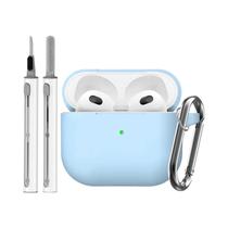 Capa de Silicone para AirPods 3/Pro 2/1 - Kit de Limpeza Incluso