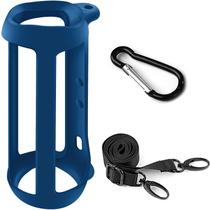 Capa de silicone para alto-falante Bluetooth portátil FLIP 5 azul Capa de silicone para alto-falante Bluetooth portátil FLIP 5 azul