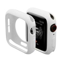 Capa De Silicone Para Apple Watch Series - Branco
