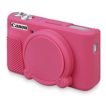 Capa de silicone para câmera BOVKE para Canon PowerShot SX740 rosa Capa de silicone para câmera BOVKE para Canon PowerShot SX740 rosa