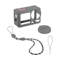 Capa de Silicone para Câmera DJI Osmo Action 5 Pro - StartRC Cor: Cinza