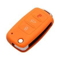 Capa De Silicone Para Chave De Carro VW Polo Passat Golf4 5 6 Jetta Tiguan Golf Cross Fox plus Eos