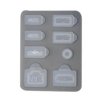 Capa De Silicone Para Console PS5 Slim Kit À Prova De Poeira Capa Protetora Anti-poeira Acessório