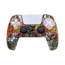 Capa De Silicone Para Controle PS5 Com Impressão Por Transferência De Água, Capa De Borracha Para