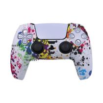 Capa De Silicone Para Controle PS5 Impressão Por Transferência De Água Capa De Borracha Para