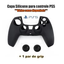 Capa de Silicone para Controle Ps5 - Preta