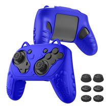 Capa de Silicone para Controle Rechale Switch 2 Pro com Grip Azul Capa de Silicone para Controle Rechale Switch 2 Pro com Grip Azul