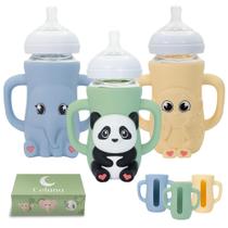 Capa de Silicone para Mamadeira Celuna para Frasco de Vidro Philips Avent 8 oz Capa de Silicone para Mamadeira Celuna para Frasco de Vidro Philips Avent 8 oz