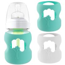 Capa de silicone para mamadeira LuQiBabe 5 oz, kit com 2