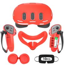Capa de Silicone para Oculus Quest 3 - Rechale Red