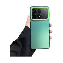 Capa de Silicone para Poco X6 Pro - Galvanizada, Fosca e à Prova de Choques